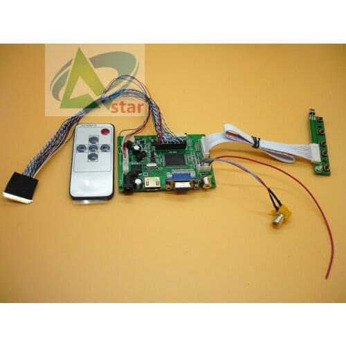 HDMI+2AV+ VGA LCD Driver Controller Board Kit for Panel 10.1" LTN101AL02-L01 N101ICG-L21 1280*800 LCD controller board DIY kits