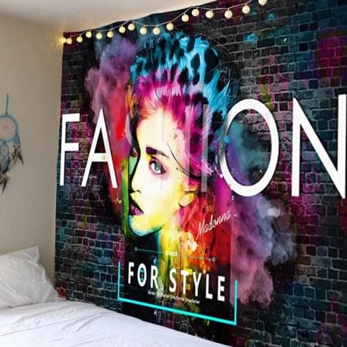 Beauty, Colored Powder, Wall, Tapestry Decoration Cloth