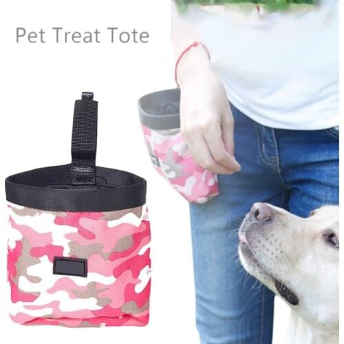 Multi-Function Camouflage Pet Bag Pet Dog Puppies Bag Walking Food Snack Bag Agile Bait Out Training Bag Waist Storage Food Bag