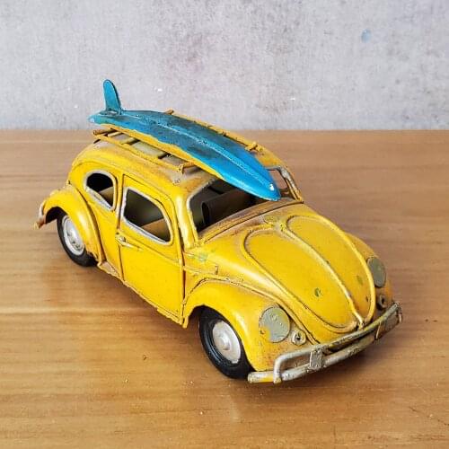 Modelcar Beetle Model Vintage Ironwork Antiquecar Retrocar Crafts Handmade Collection Handicraft Decorations Modelcar Gift