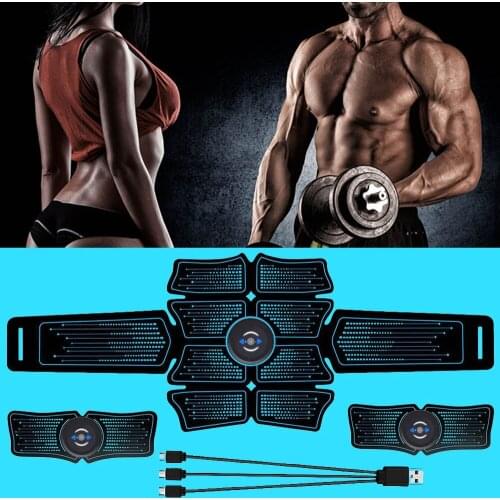 Muscle Abdominal Hip Trainer Stimulator ABS Electrostimulation Fitness Massager Abdomen Weight Loss Slimming Home Gym Equipment