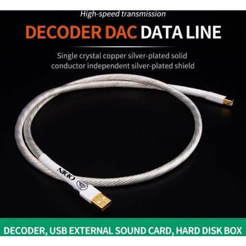 Nordost odin 2 decodificador dac cabo de dados usb placa de som cabo A-B