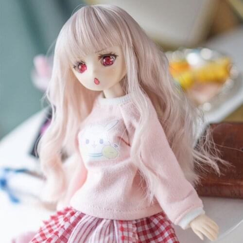 BJD Doll Girl Wig OB11 Wig/OB11 Doll Wig/bjd doll girl wig 4-5 inches for imda 1.7 ae xaga ai bisou ob11