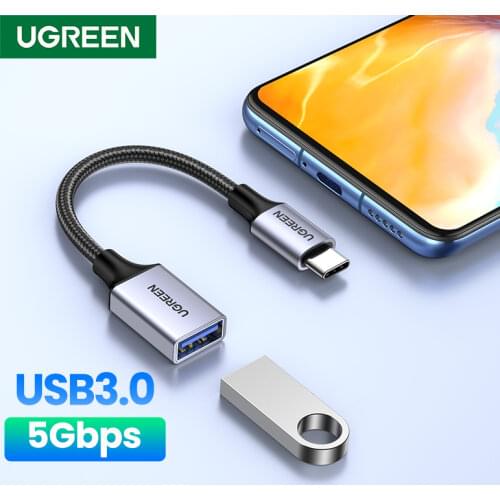 UGREEN USB C to USB 3.0 Adapter Type C OTG Cable Thunderbolt 3 to USB Female Adapter OTG Cable for MacBook Pro Xiaomi Mi 9 USB-C