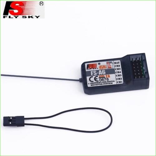 FlySky 2.4G 6 Channels FS-A6 Receiver for RC Transmitter i4 i6 i10 GT2E GT2F F20431