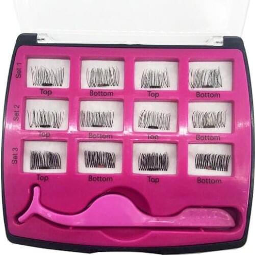 3 second Lash magnetic eyelash reusable Dropship eyelashes magnet false eyelashes handmade eyelashes Cilios Posticos