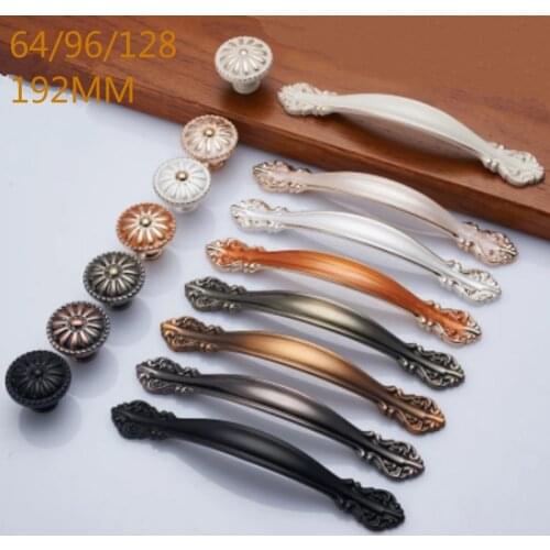 64/96/128/192MM Handles Furniture Modern Door Knob for Kitchen Cabinet Knob Pull Handle Drawer Wholesale Furniture Hardware