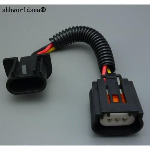 Shhworldsea 100pcs New 9008 H13 Headlight Extension Socket Connector Plug CERAMIC car light source car styling