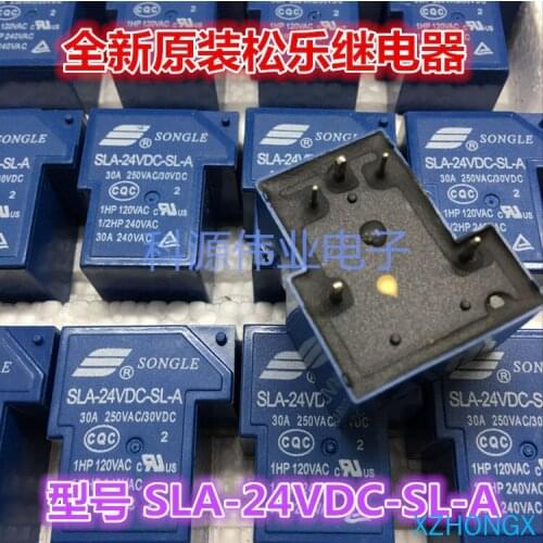 SLA-24VDC-SL-A 4 pies tipo T 24V T90 4 pies r relay
