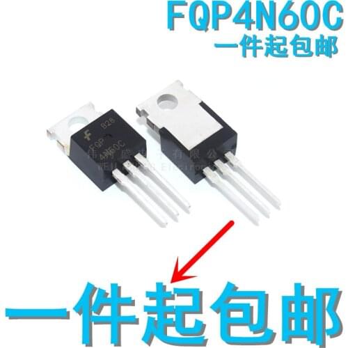 10PCS/LOT New Domestic Fqp4n60c 4n60c Direct Plug Iron Head to-220 MOS Field Effect Transistor 4a600v