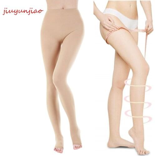 30-40mmHg Elastic Nursing Socks Medical Compression Panty Hose Compression Stockings Varicose Veins Third Compression Stockings