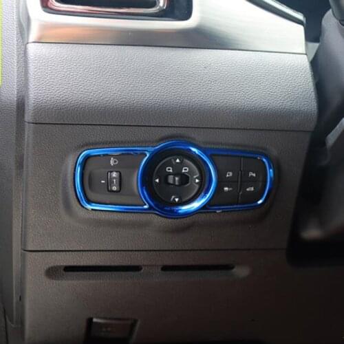 Car Esp Head Light Switch Lamp Control Frame Cover Decoration for Chery Tiggo 4 2016 2017 2018 2019 2020 5X Interior Accessories