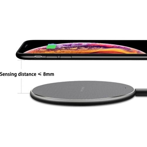 10W Qi Wireless Charger Phone Mirror Wireless Charging Pad USB Wireless Fast Charging New Charger Wireless Pad for Samsung