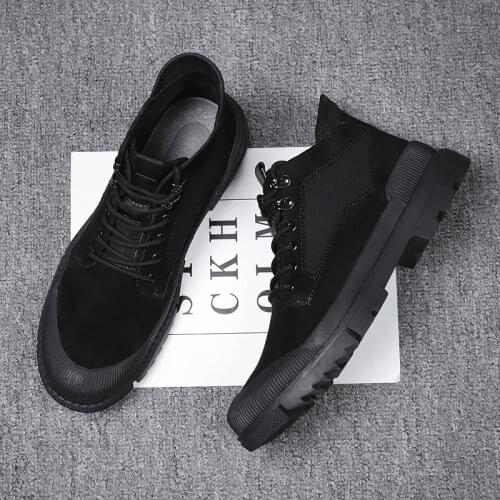 Boots Work Boot Leather Man Ankle Boots Men Combat Winter Botas Mens Work For MEN ANKLE BOOTS Timber Land Safety Mens