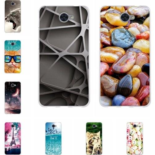 Case Coque For Huawei Y7 2017 Case Slim Silicone For Huawei Nova Lite Plus TPU Cartoon Print Shell For Huawei Ascend XT2 Cover