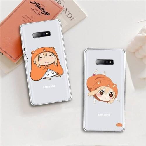 Umaru chan anime cute Phone Case Transparent For Samsung Galaxy A 71 21s S note 8 9 10 plus 20 ultra protective shell