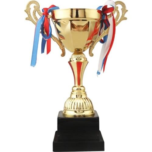 Cheap gold Trophy Spot sports Trophy low price in stock metal Award Trophy Engraving word High quality dance game Trophy