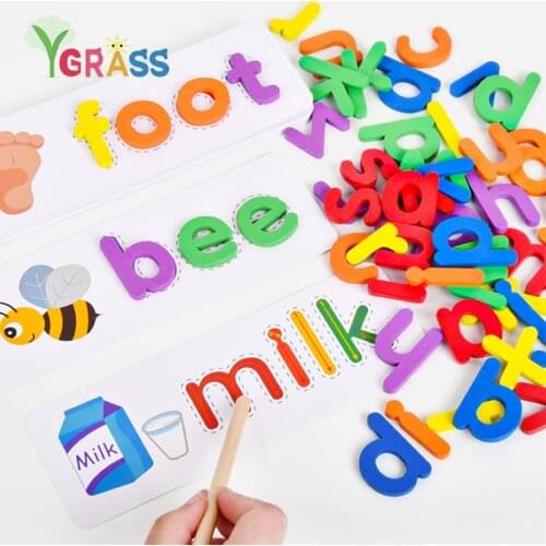 Kids Writing Alphabet Learning English Words Letter Toys Baby Cards Handwriting Practice Children Preschool Spelling Game