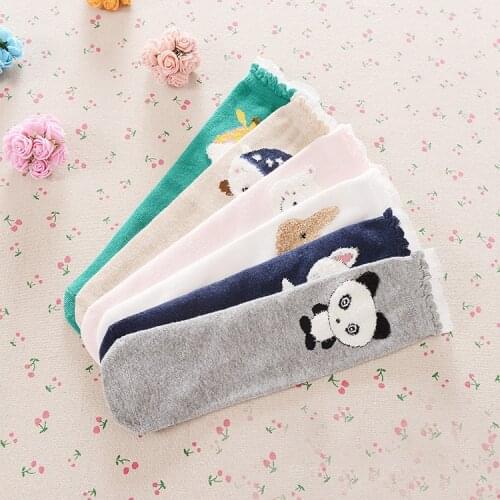 Infant Baby Socks for Boy/Girls Newborns Knee high Socks for Xmas Gifts kids 0-5t Toddler Asymmetry Anti-slip Socks Wholesales
