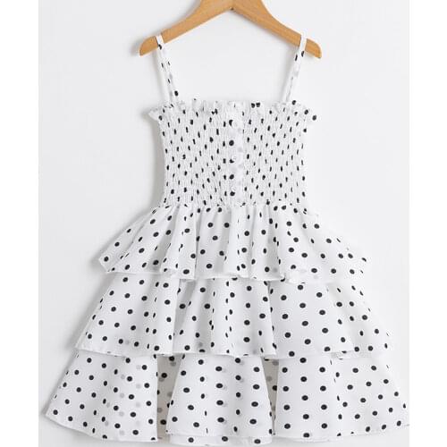 Girls Winter Long Sleeve Dress Polka-Dot Dress for Kids Baby Princess Dress Autumn Winter Long Sleeve Bow-Knot Dress for Girls