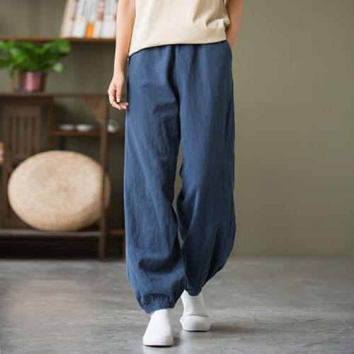 Lucyever Women's Trousers Harem Pants