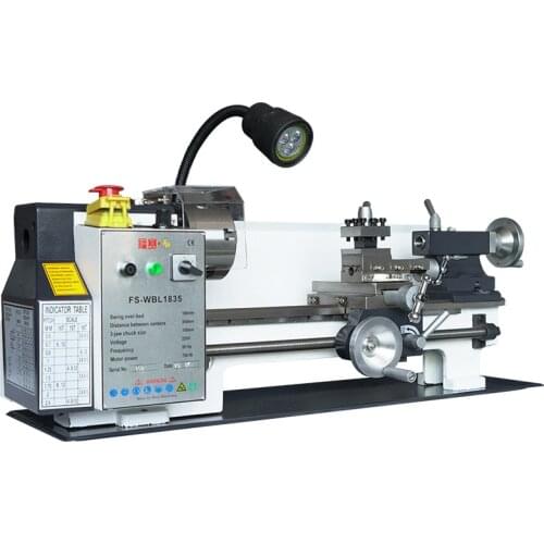 Small Digital Display Lathe Household Metal Processing Machine Tool Multifunctional High Precision 220v Woodworking Miniature