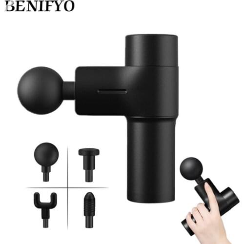 Mini Massage Gun Pocket Womens Muscle Massager Relaxation Slimming Shaping Body Deep Tissue Vibration Fascia Gun USB Charge