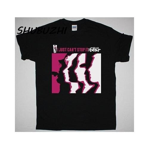 MEN t shirt cotton 100% THE ENGLISH BEAT I JUST CAN'T STOP IT 2 TONE SKA THE SELECTER T-SHIRT fashion luxury brand tees and tops