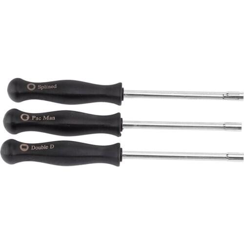 3 Pcs/Set Carburetor Adjusting Screwdrivers Carb Tuning Service Tools Set Splined Double D Type