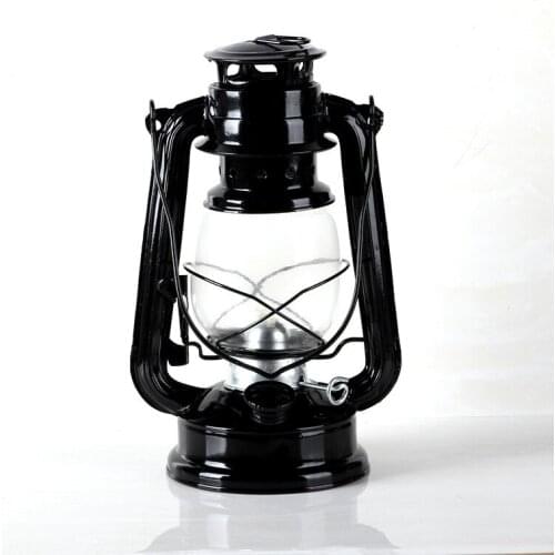 Nostalgic iron kerosene lamp ornaments old hand Glass Lantern decorations outdoor camping lamp props