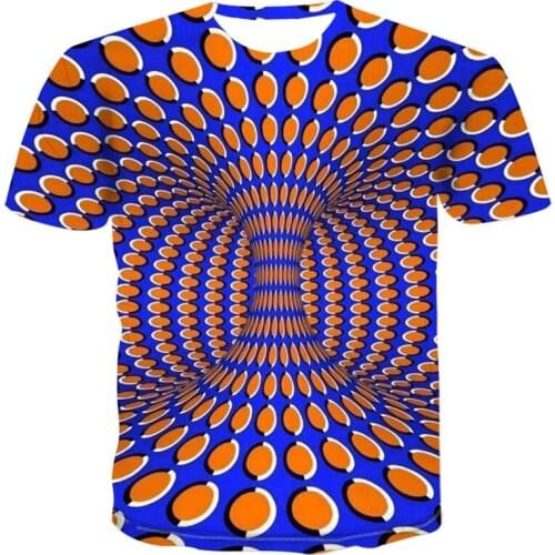 Newest Dizzy hypnosis 3d Printed Funny Short Sleeve Tshirt Male Casual Summer 2019 fashion T Shirt Men Women Tops Tee large size