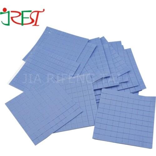 Blue Color 0.5mm x 10mm x 10mm Loptop Cooling Pad Heat Sink Thermal Pad For CPU / GPU