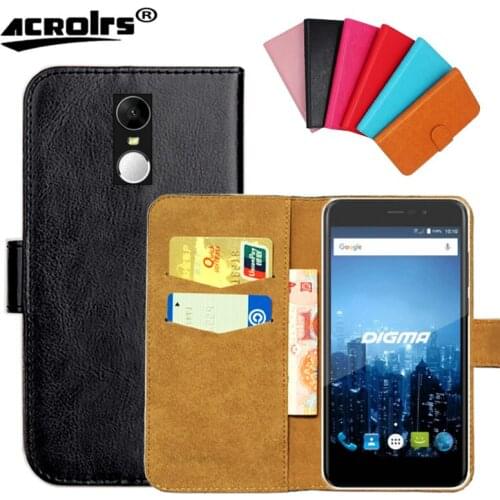 Acrolrs Original! Digma CITI Power 4G Case ,6 Colors High Quality Leather Exclusive Cover Phone Bag Tracking
