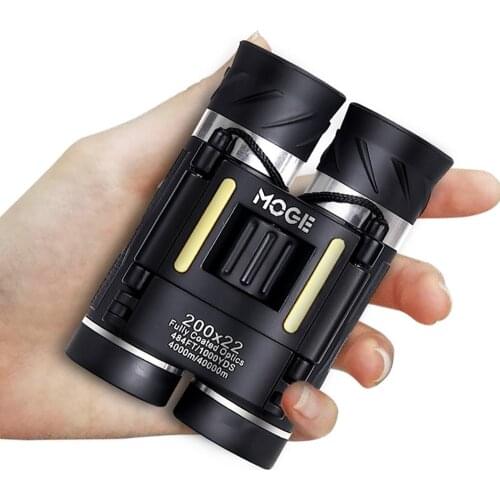 200X22 Professional HD Binoculars 40000m Phone Telescope High Magnification BAK4 Micro Telescope for Camping Hunting