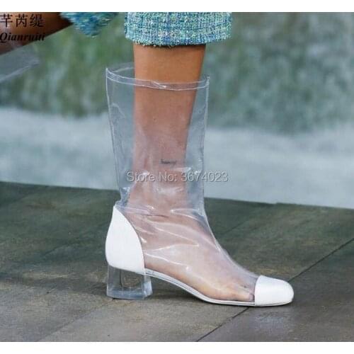 Qianruiti Women's Rubber Boots