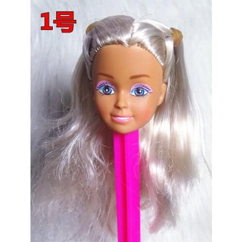 Rare Vintage Retro Girl Doll Head Doll Parts DIY Collection Girl Birthday Gift