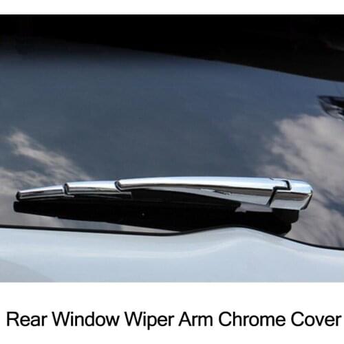3pcs/set Rear Window Wiper Arm Blade Chrome Cover Trim Garnish Molding Fit For Mitsubishi ASX Outlander Sport RVR 2011-2019