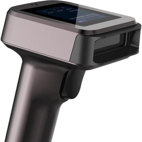 2d QR bar code scanner handheld 1D/2D barcode scanner with display