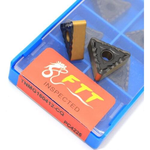 High quality 10pcs TNMG160412 CQ PC4225 herramienta de torneado externo de alta calidad inserto de carburo de tungsteno CNC