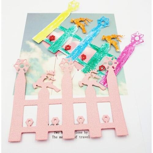 Fence Snowflake Fawn Cutting Dies Carbon Steel Metal Cutting Dies Scrapbooking Decorative Paper Cards Template