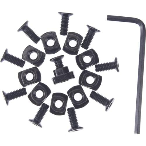 10 Pcs/lot M-LOK Screw And Nut Replacement for MLOK Handguard Rail Sections Hunting Gun Accessories
