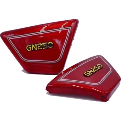 Motorcycle Parts of Side Covers Battery & Tool Panels For Haojue Suzuki Lifan Wangjiang GN250 GN 250cc Right Left 1 Pair ABS PP