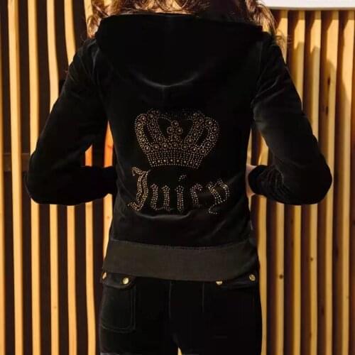 Two Pieces Sports Suit Female Solid Running Sets Zipper Hooded Long Sleeve Tops+High Waist Pencil Pants Women Velet Tracksuit