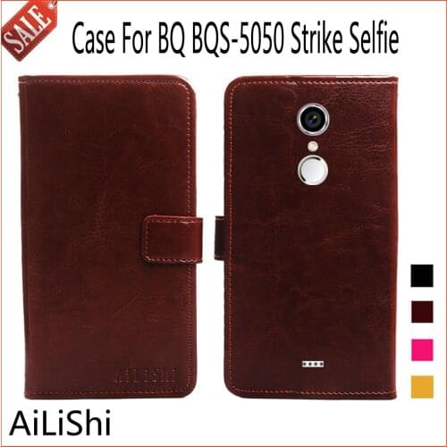 AiLiShi For BQ BQS-5050 Strike Selfie Case Book Style Luxury Wallet Flip BQS 5050 Strike Selfie Leather Case Phone Bag Hot
