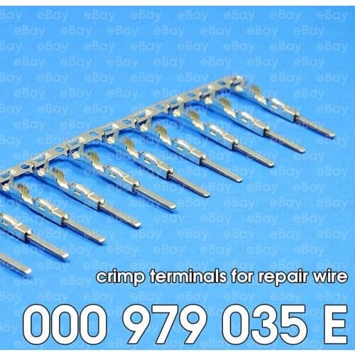 Free shipping 100 pcs 000979035E 000 979 035E male terminal pin automotive connector plug AUX switch