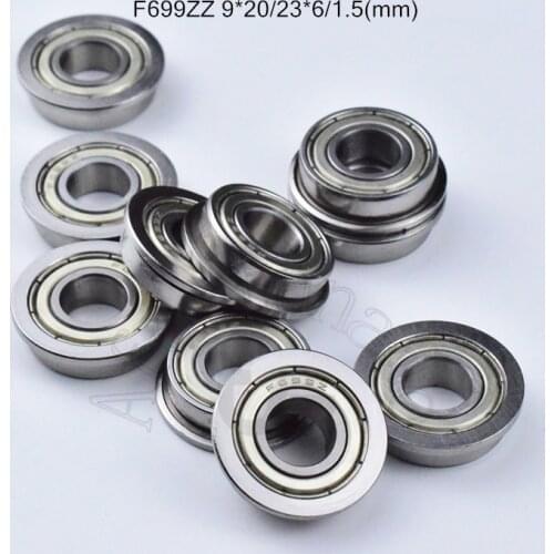 F699zz 9*20*23*6*1.5(mm) 699 bearing metal sealed ABEC-5 chrome steel miniature bearings hardware