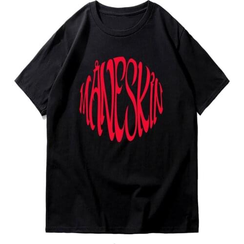 Maneskin T Shirt New Summer Fashion Women/Men Casual O-Neck Hip Hop T-Shirt Male Harajuku Kawaii Cotton Tee Shirt Tshirt Tops