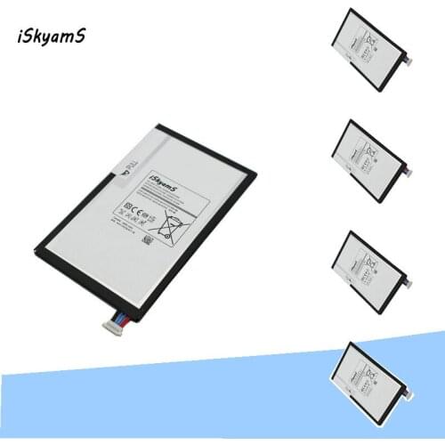 ISkyamS 5pcs/lot 4450mAh T4450E Replacement Battery For Samsung Galaxy Tab 3 8.0 T310 T311 T315 SM-T310 SM-T311 E0288 E0396