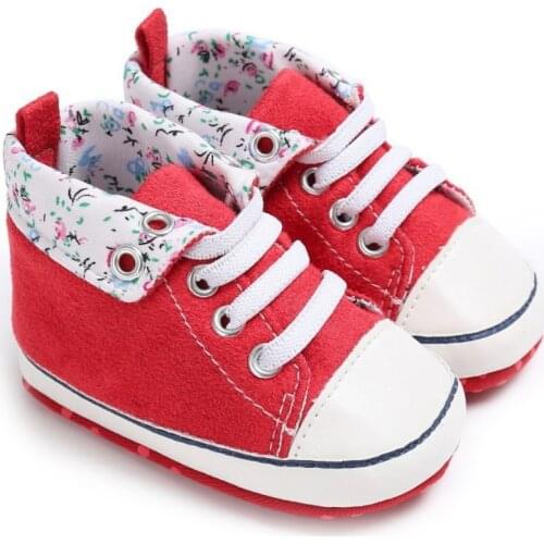 Autumn Spring Canvas Classic Sports Sneakers For Newborn Baby Boys Girls Instagramable Anti-Slip First Walkers 0-18M