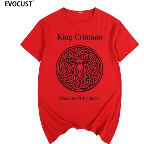 King Crimson On (and Off) the Road Summer print T-shirt Cotton Men T shirt New women TEE
